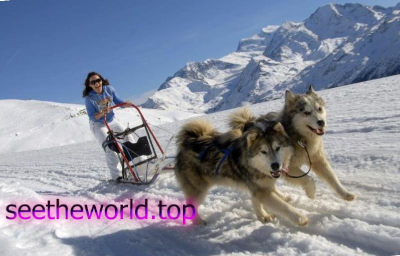 Les Houches ski resort, France