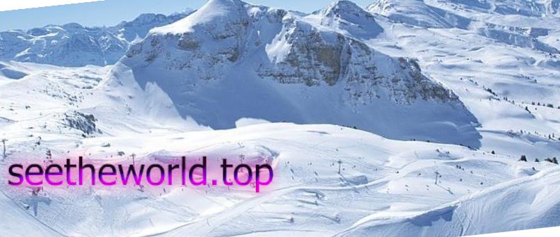 Abondance ski resort, France