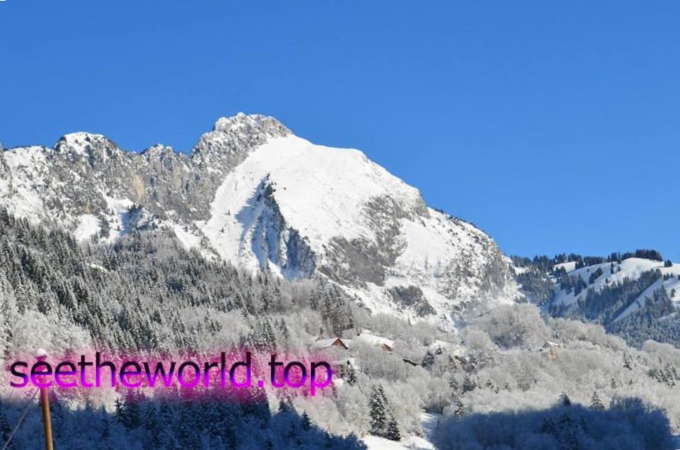 Abondance ski resort, France