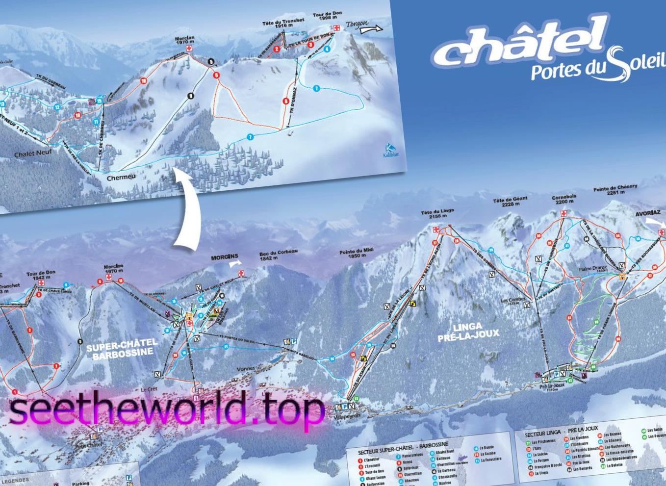 Ski resort Chatel (Chatel), France