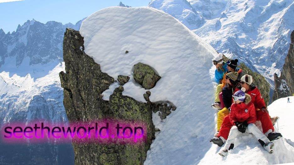 Ski resort Argentiere (Argentiere), France