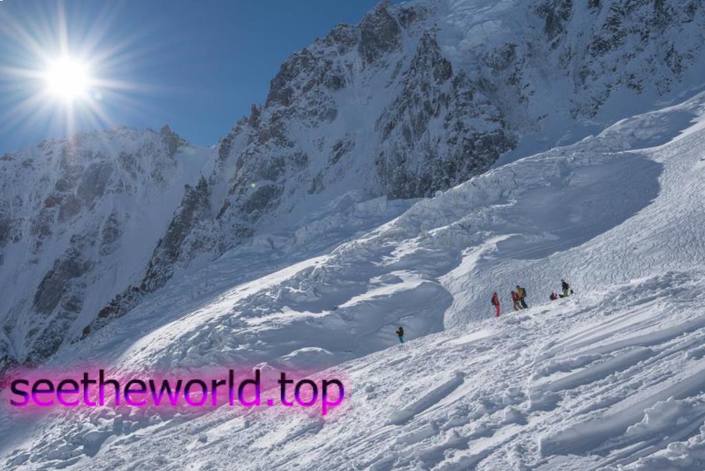 Ski resort Argentiere (Argentiere), France