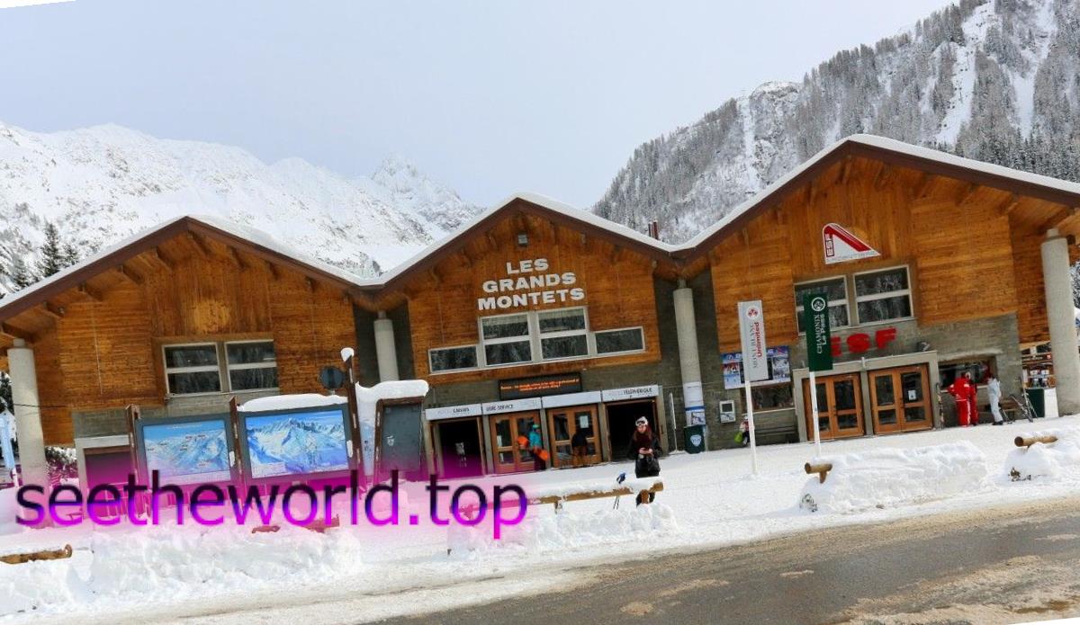 Ski resort Argentiere (Argentiere), France