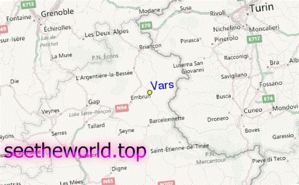 Ski resort Vars-Risoul (Vars-Risoul), France
