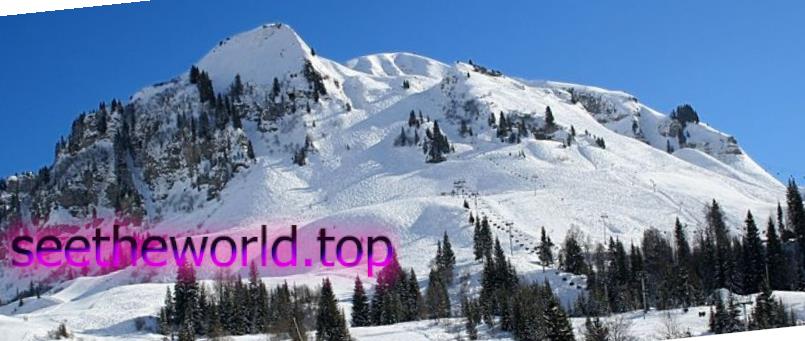 Ski resort Le Grand Bornand (Le Grand Bornand), France