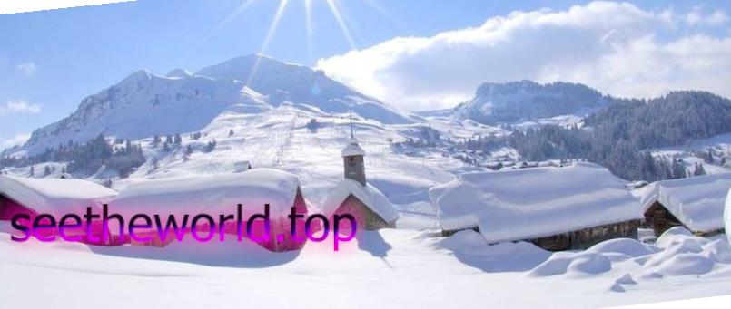 Ski resort Le Grand Bornand (Le Grand Bornand), France