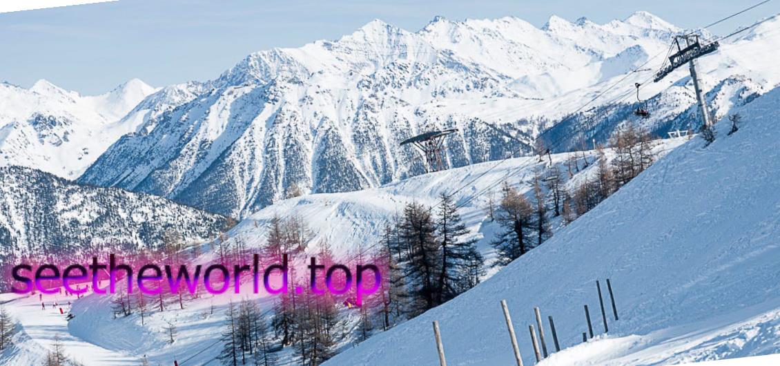 Ski resort Serre Chevalier (Serre Chevalier), France
