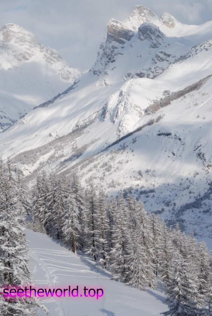 Ski resort Serre Chevalier (Serre Chevalier), France