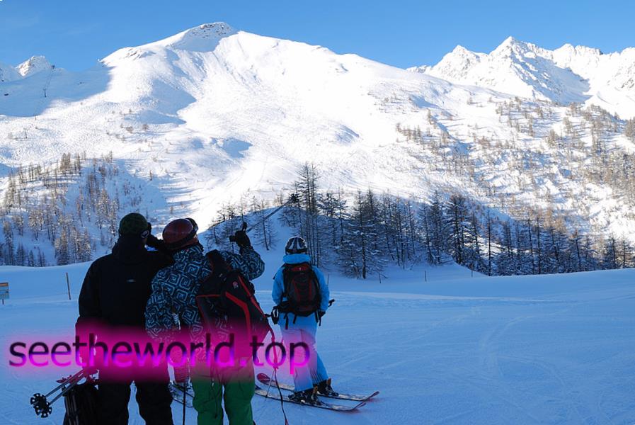 Ski resort Serre Chevalier (Serre Chevalier), France
