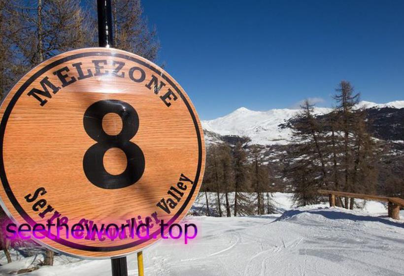 Ski resort Serre Chevalier (Serre Chevalier), France