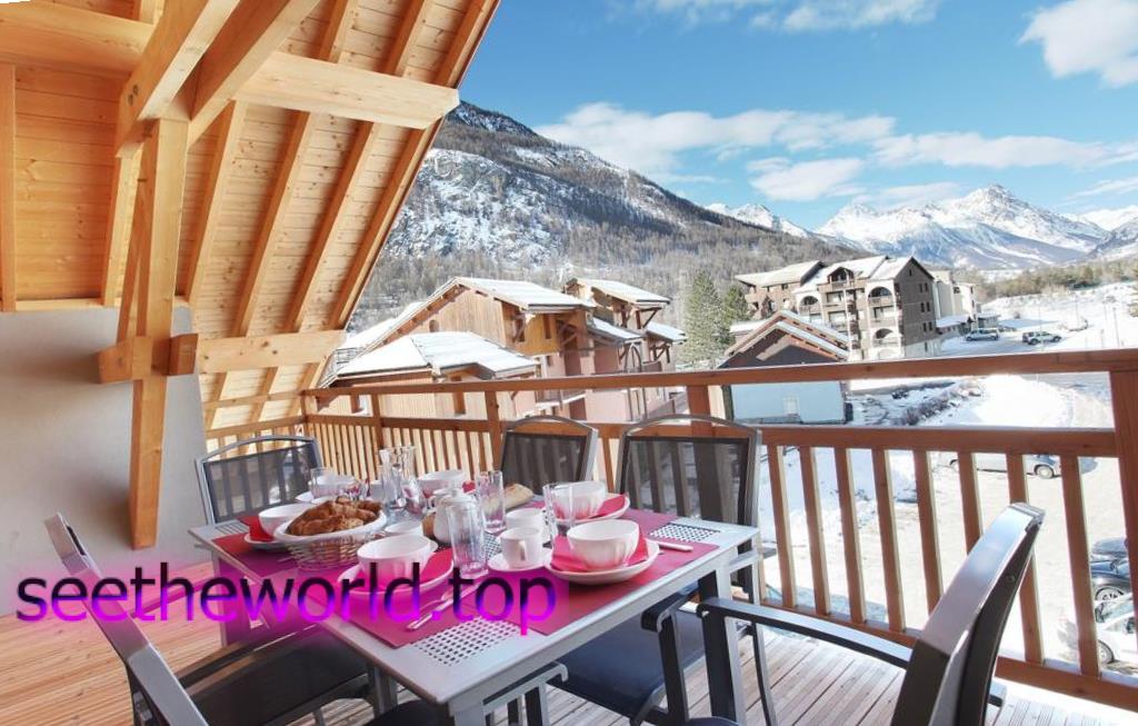 Ski resort Serre Chevalier (Serre Chevalier), France
