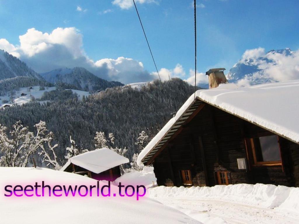 Ski resort Manigod, France