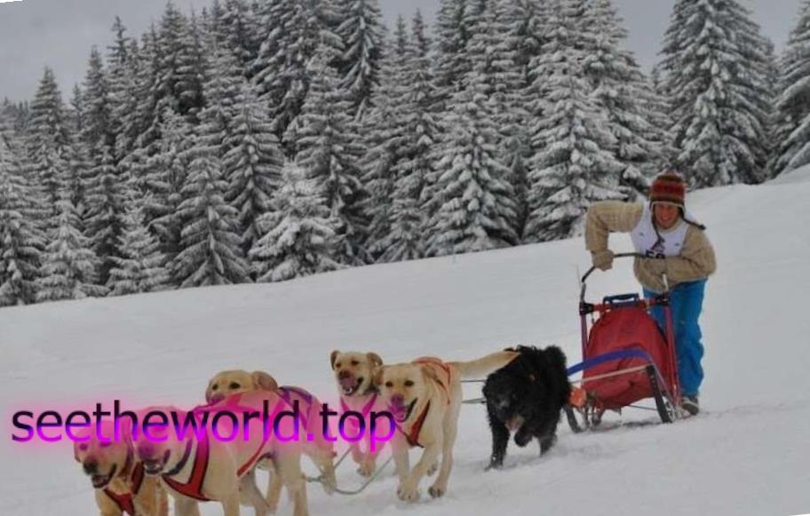 Ski resort Manigod, France