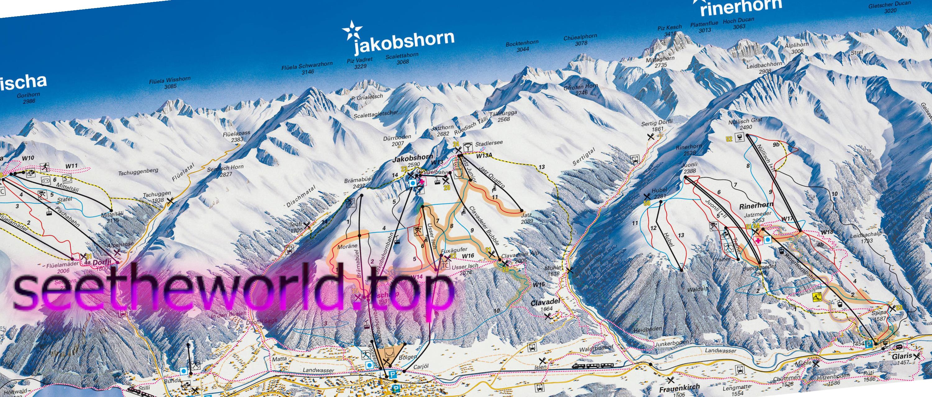 Stazione sciistica Davos (Davos), Svizzera