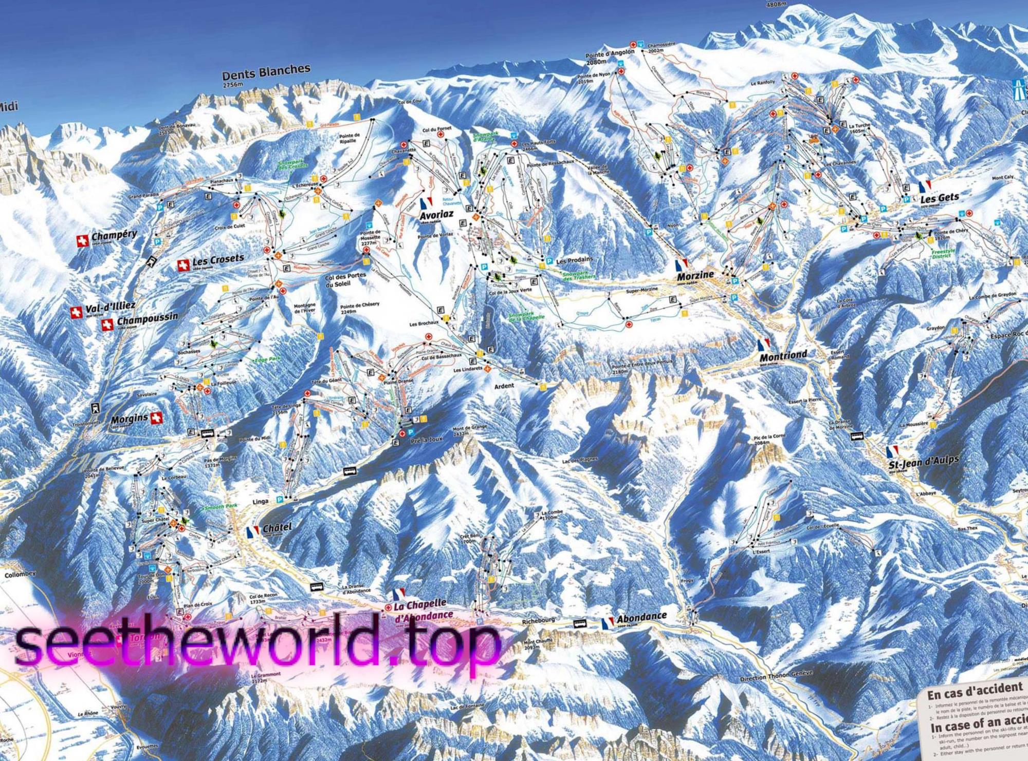 Ski resort Champery (Champery), Switzerland