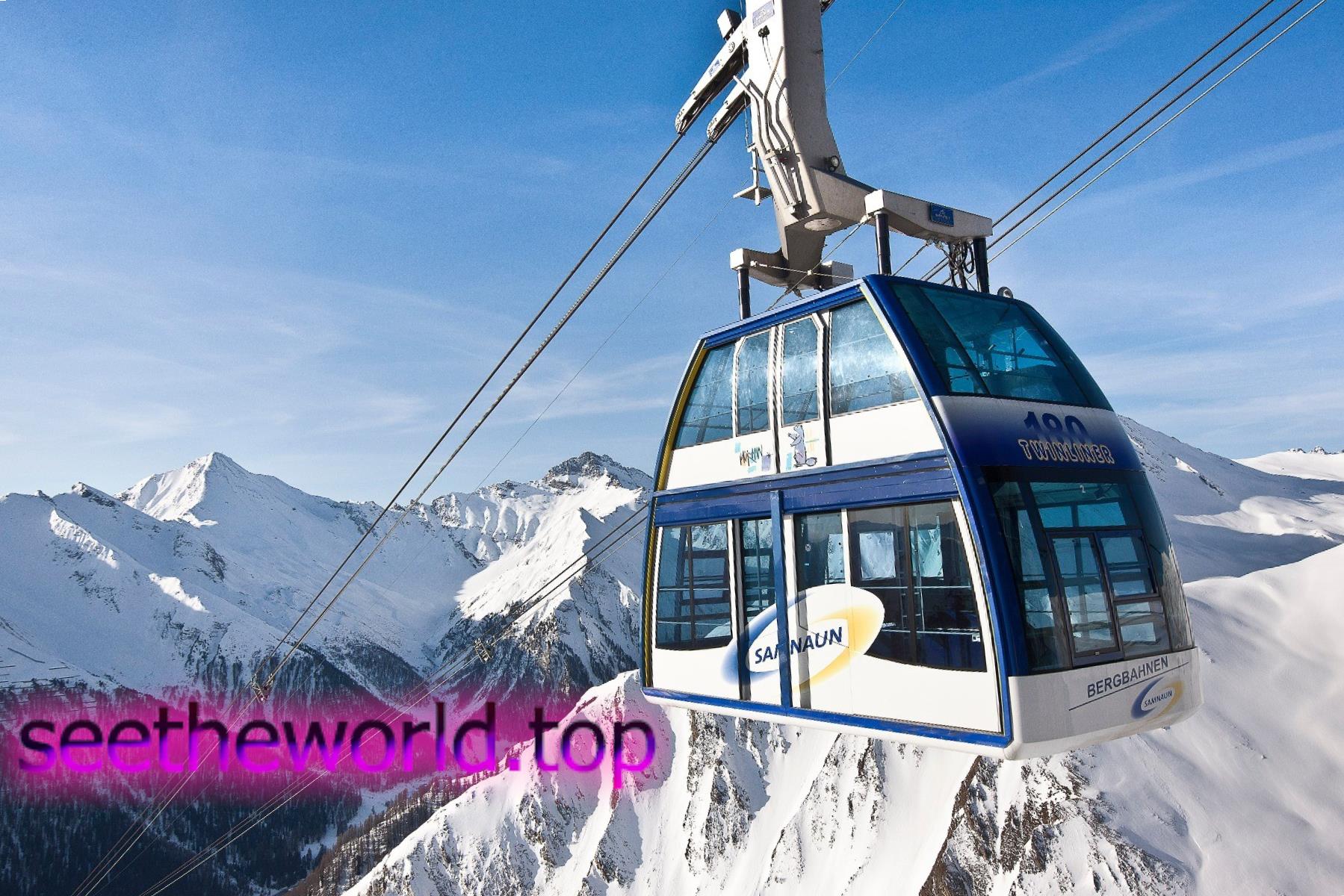 Ski resort Samnaun (Samnaun), Switzerland