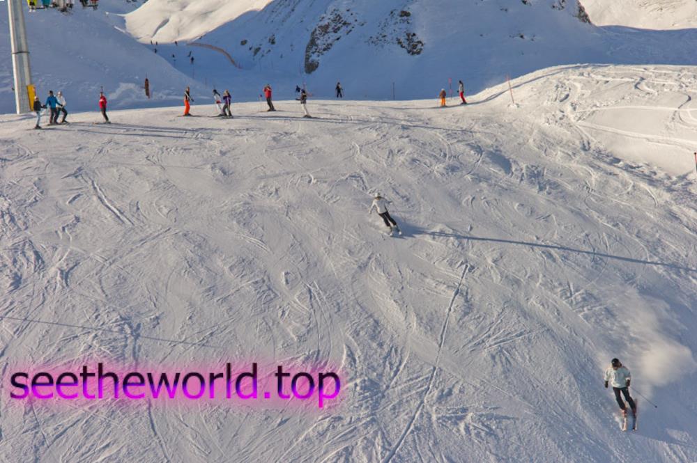 Ski resort Samnaun (Samnaun), Switzerland