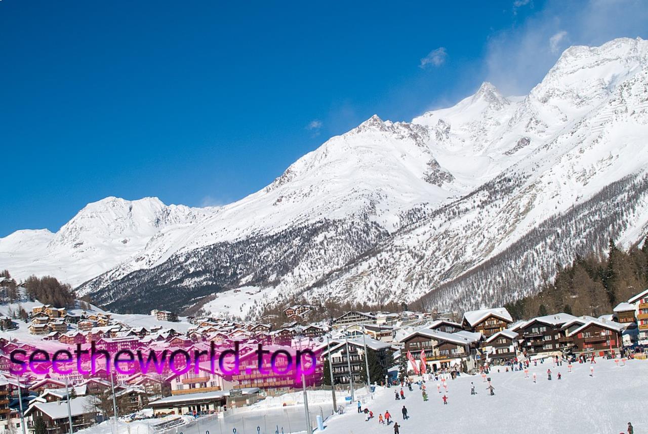 Ski resort Saas Fee (Saas Fee), Switzerland