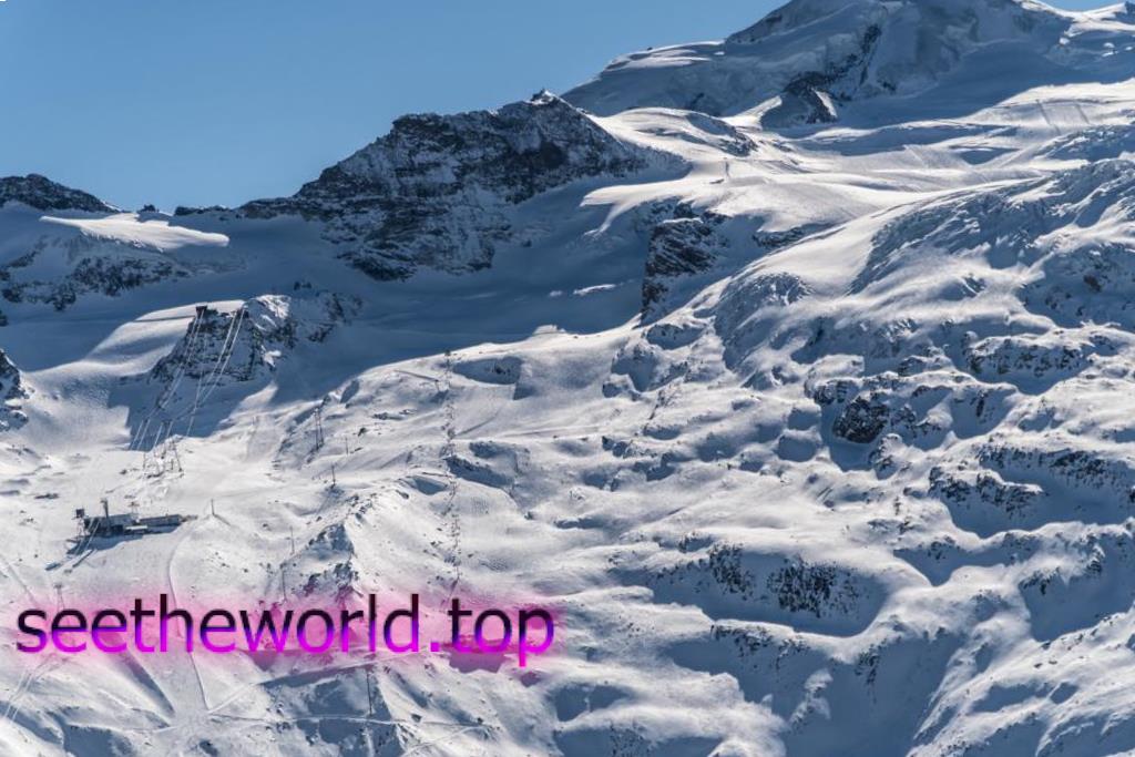 Ski resort Saas Fee (Saas Fee), Switzerland