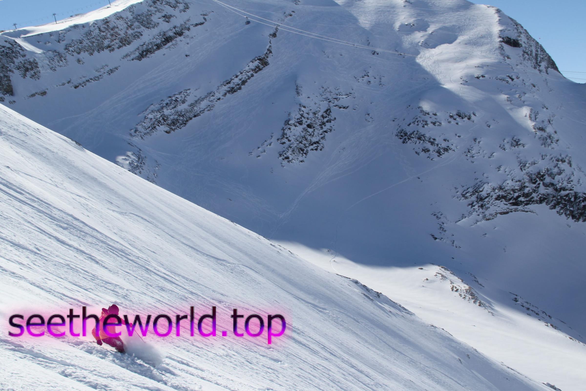 Ski resort Saas Fee (Saas Fee), Switzerland