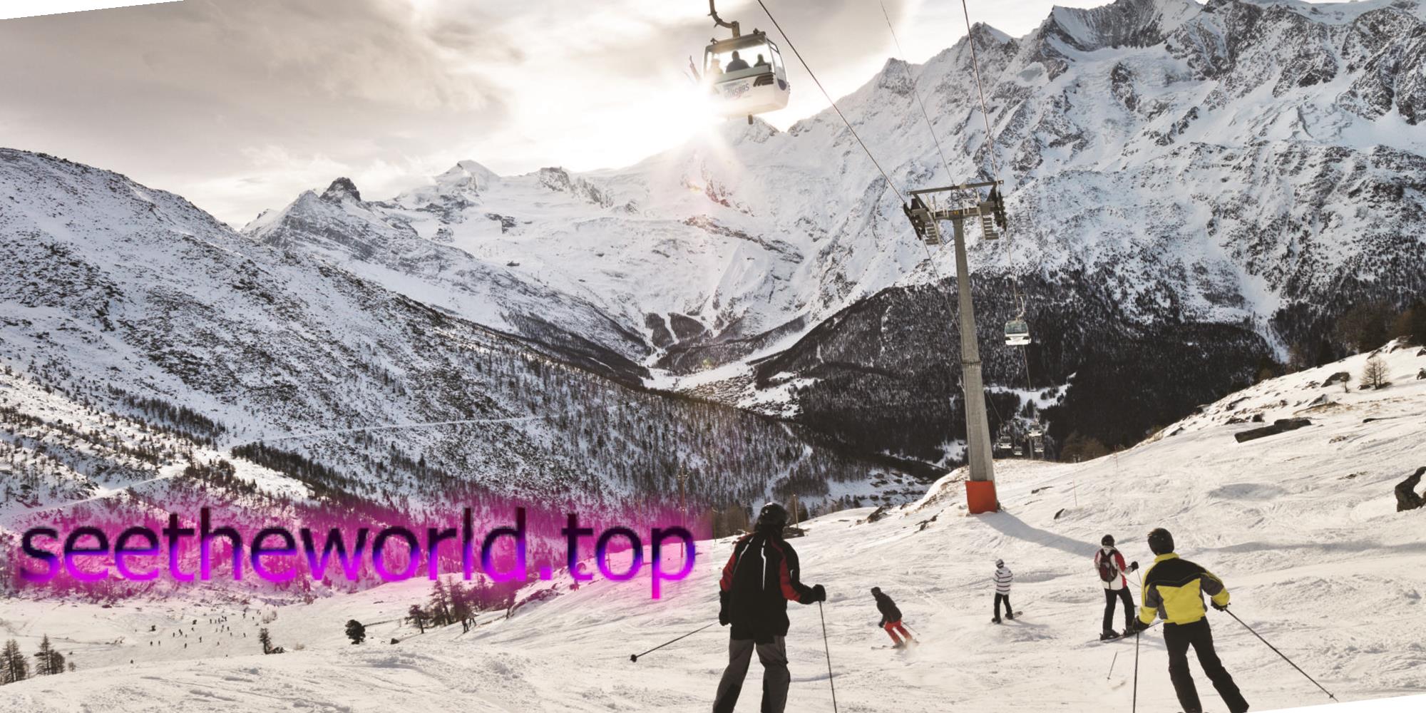 Ski resort Saas Fee (Saas Fee), Switzerland
