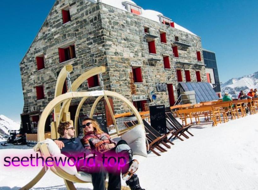 Ski resort Saas Fee (Saas Fee), Switzerland
