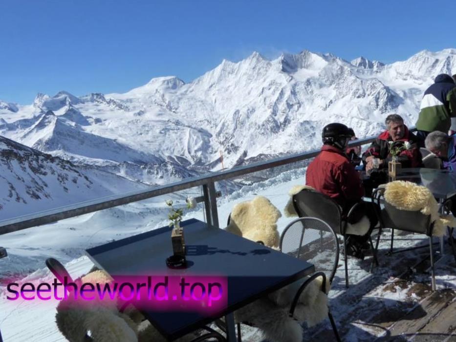 Ski resort Saas Fee (Saas Fee), Switzerland