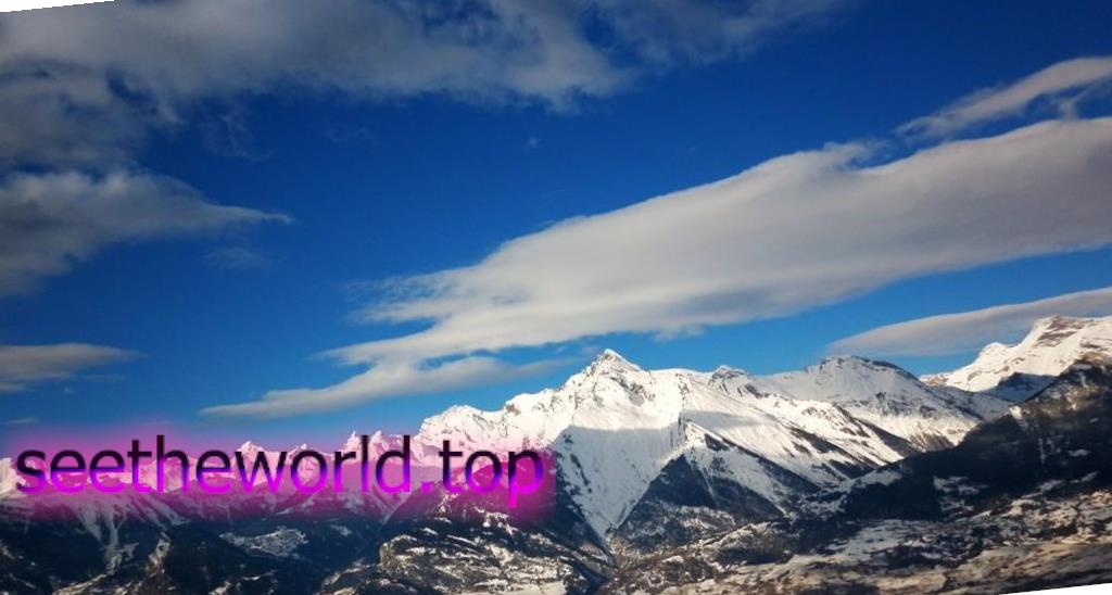 Nendaz ski resort, Switzerland