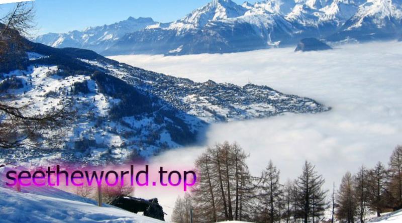 Nendaz ski resort, Switzerland