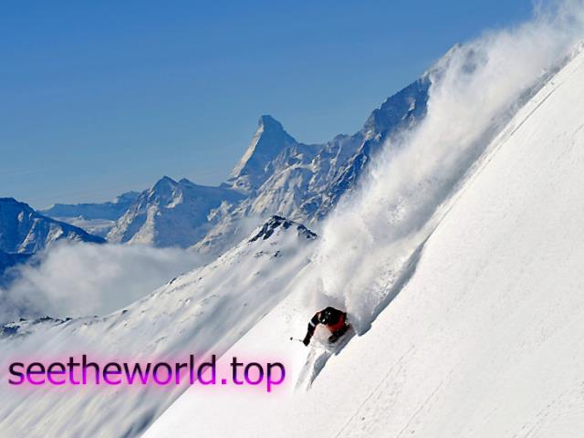 Nendaz ski resort, Switzerland