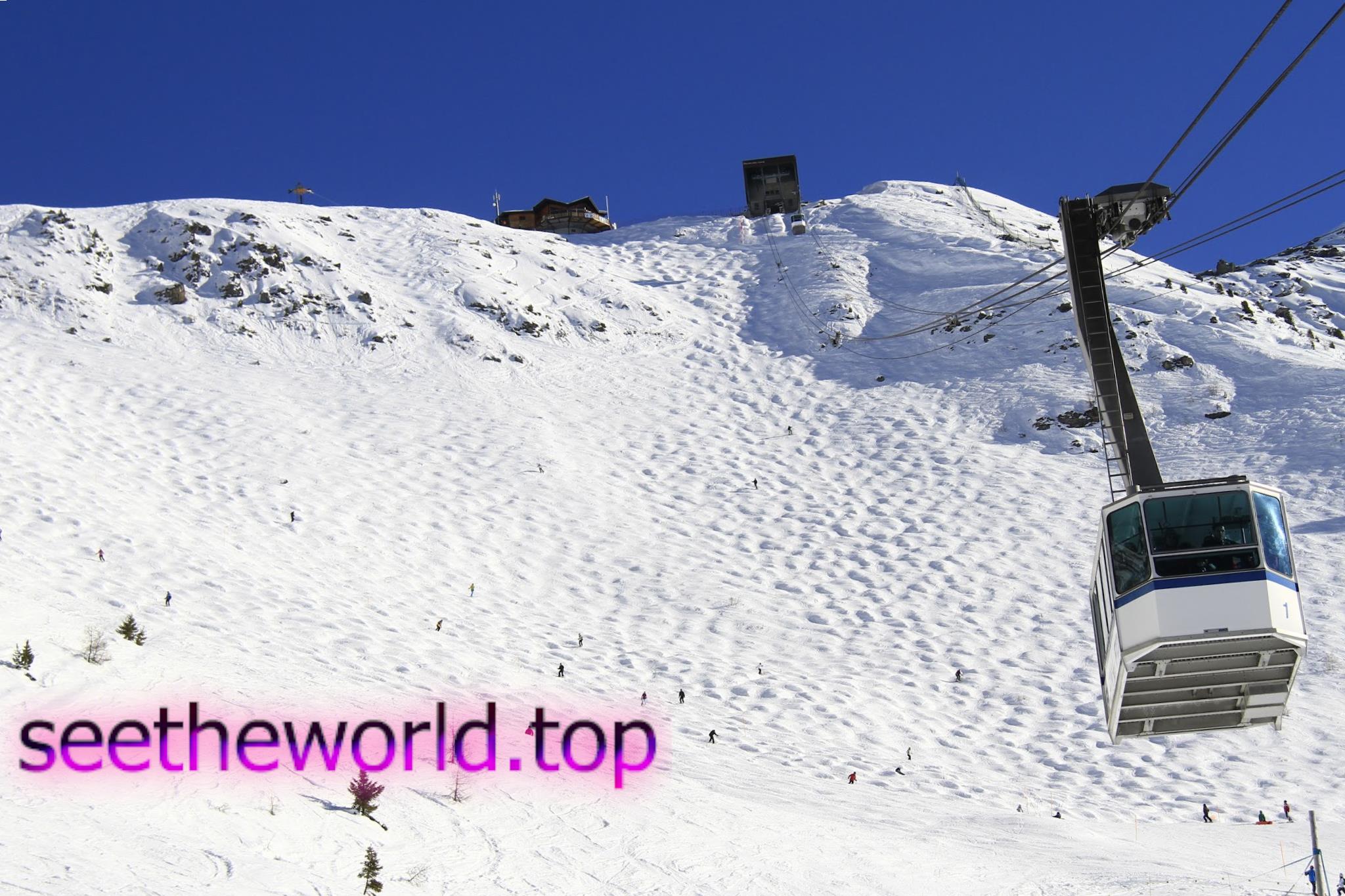 Nendaz ski resort, Switzerland
