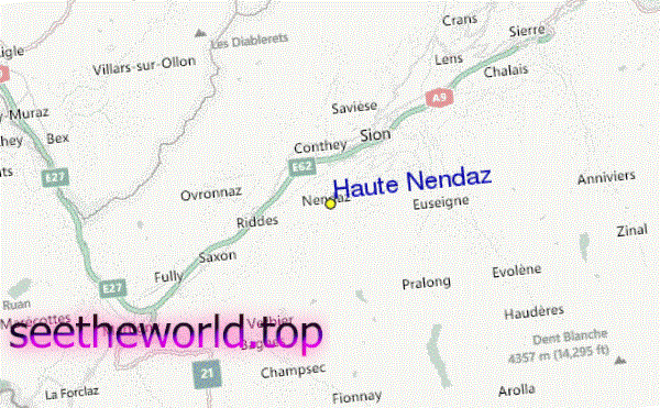 Nendaz ski resort, Switzerland