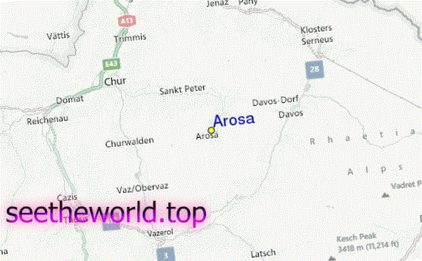 Skigebiet Arosa (Arosa), Schweiz