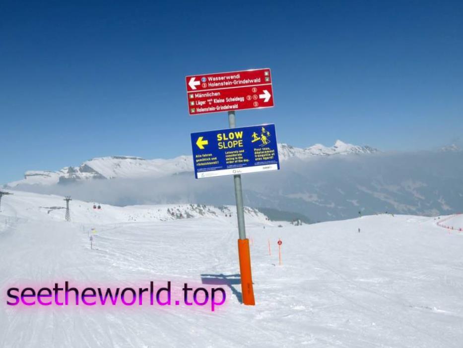 Skigebiet Grindelwald, Schweiz