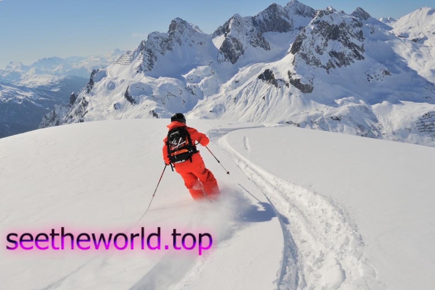 Crans-Montana ski resort, Switzerland