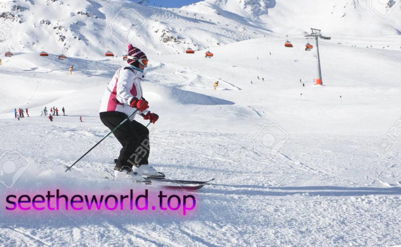 Crans-Montana ski resort, Switzerland