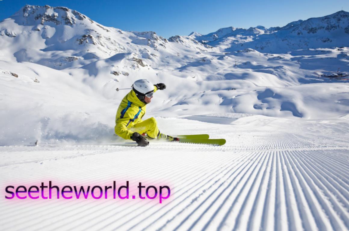 Crans-Montana ski resort, Switzerland