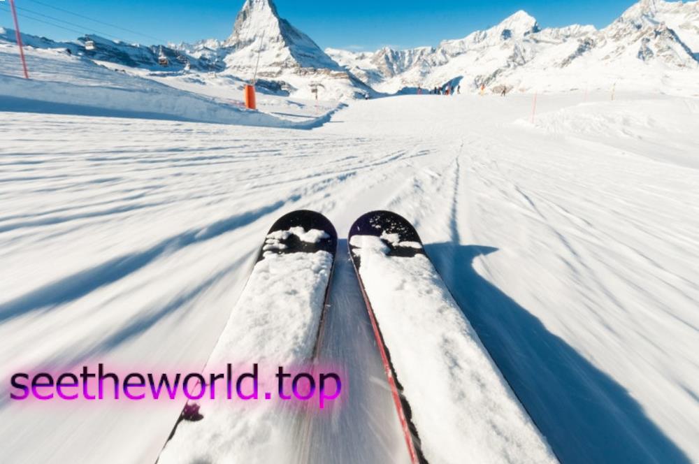 Crans-Montana ski resort, Switzerland