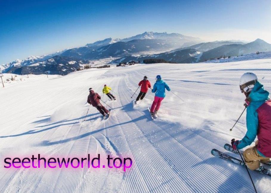 Crans-Montana ski resort, Switzerland
