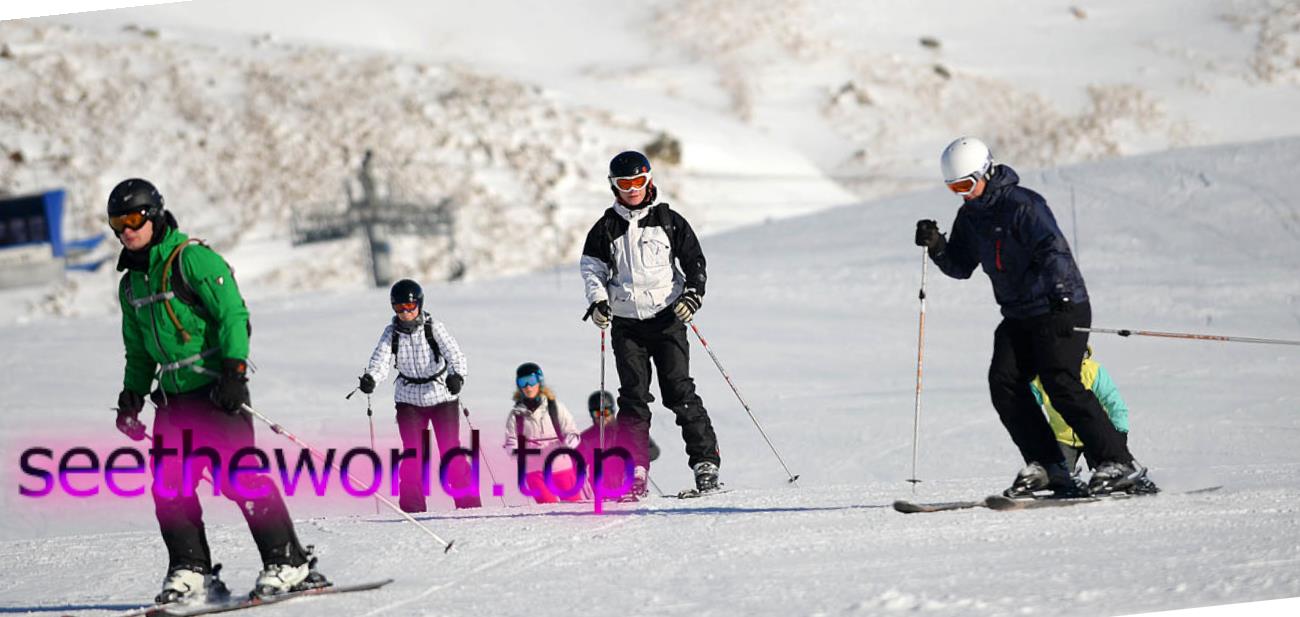 Crans-Montana ski resort, Switzerland