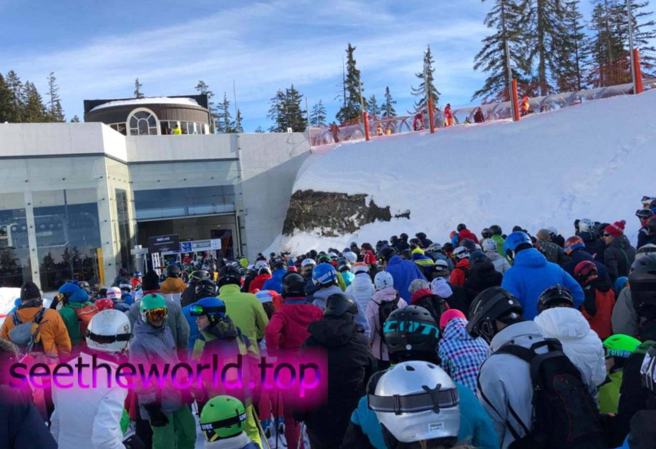 Crans-Montana ski resort, Switzerland