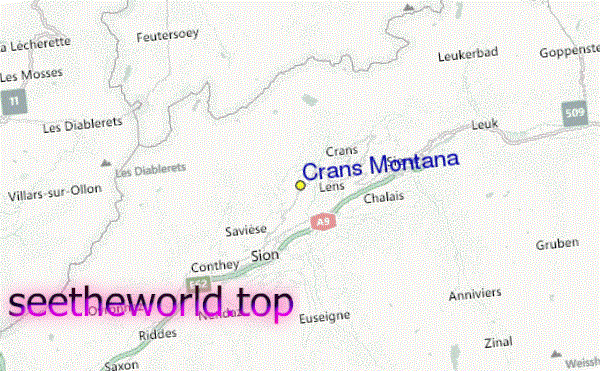 Crans-Montana ski resort, Switzerland