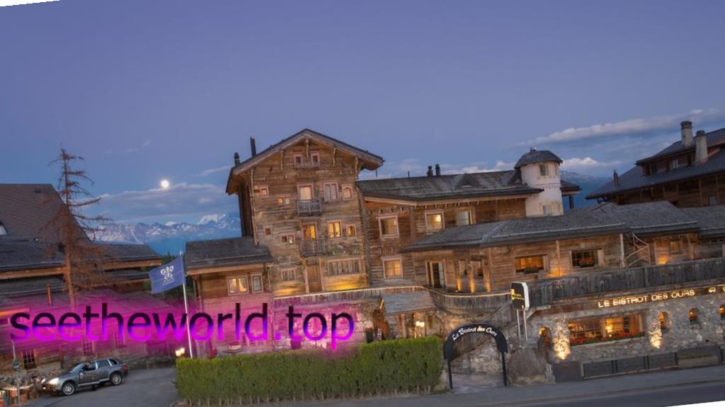Crans-Montana ski resort, Switzerland
