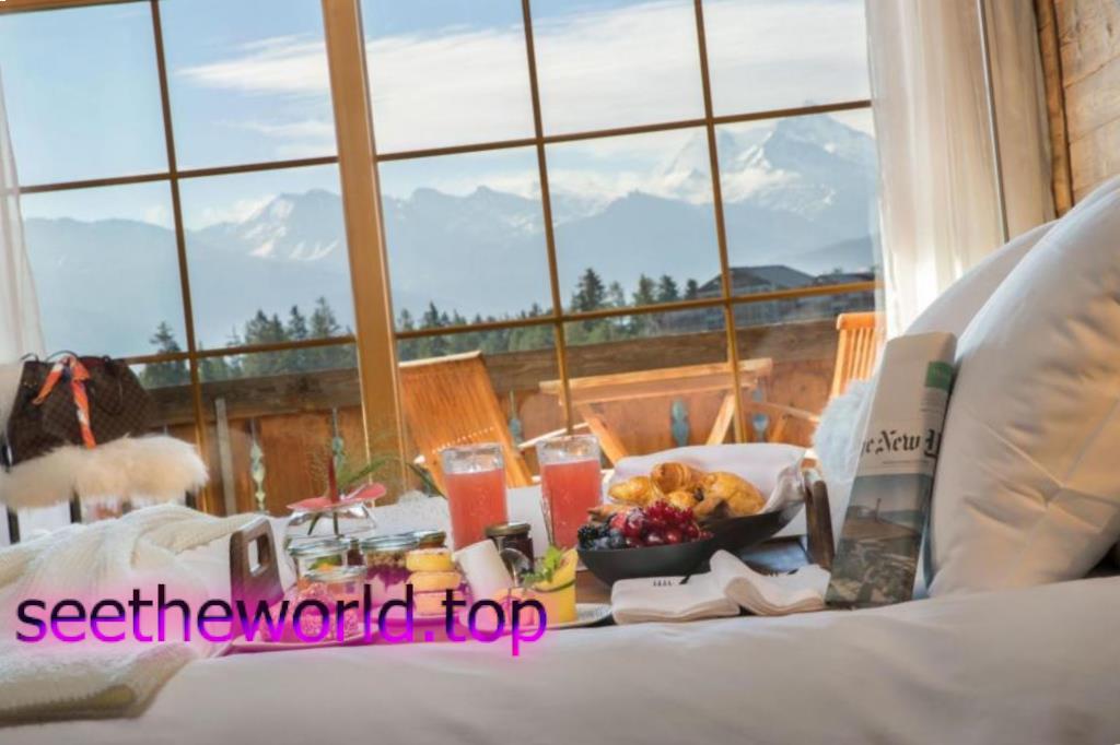 Crans-Montana ski resort, Switzerland