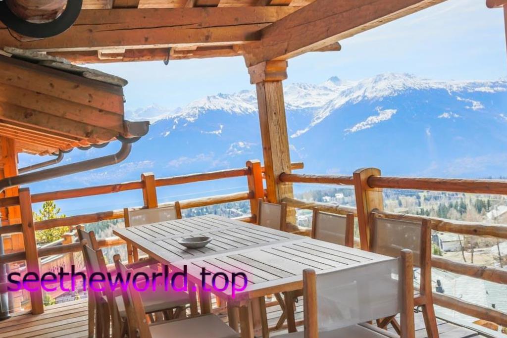 Crans-Montana ski resort, Switzerland