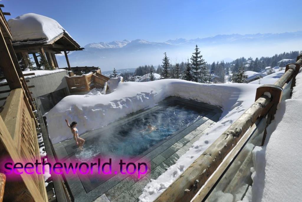 Crans-Montana ski resort, Switzerland