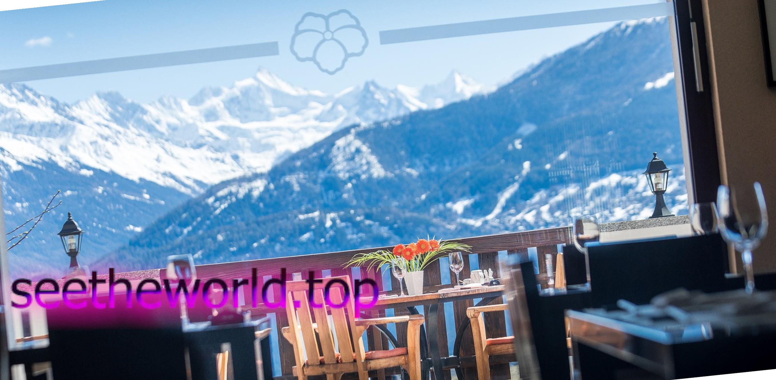 Crans-Montana ski resort, Switzerland