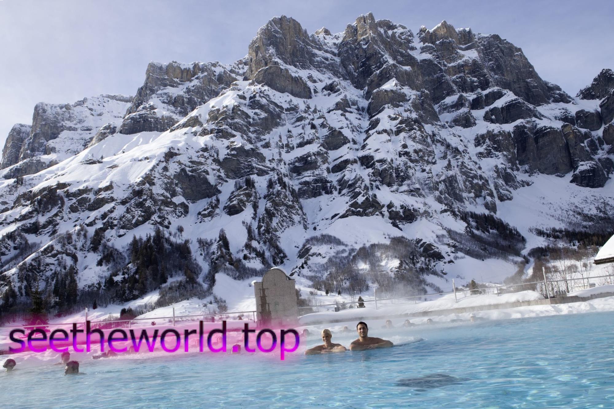 Leukerbad ski resort, Switzerland