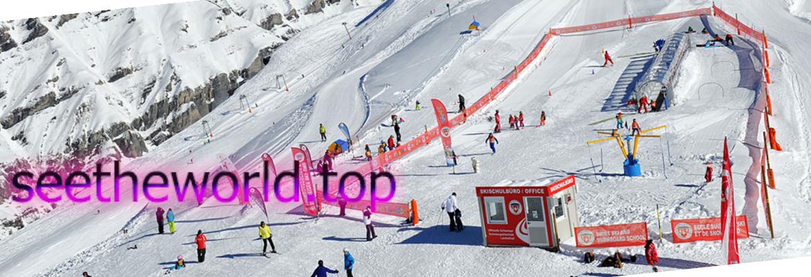 Leukerbad ski resort, Switzerland