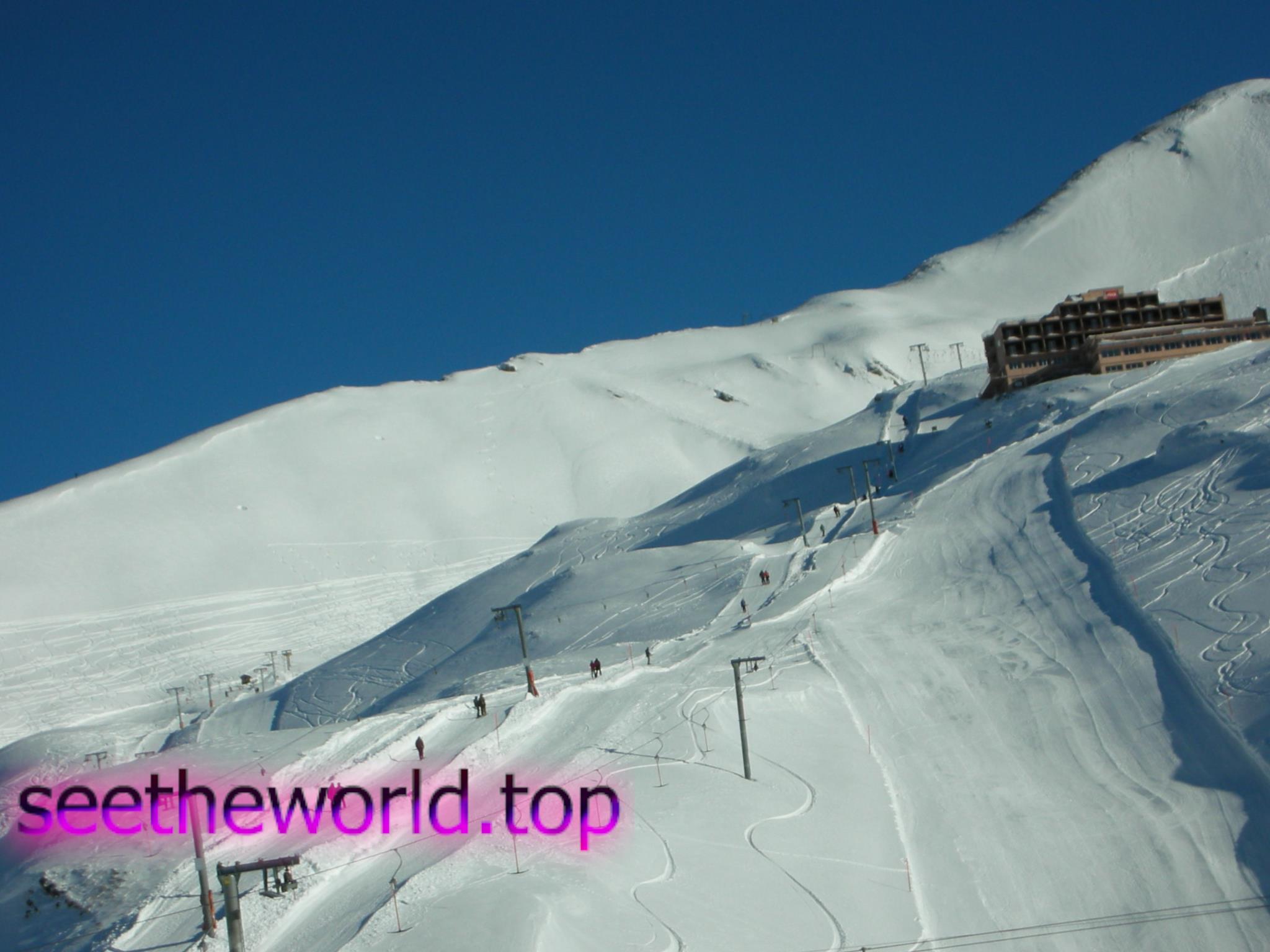 Leukerbad ski resort, Switzerland